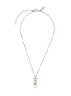 Salvatore Ferragamo Pearl Pendant Necklace - Metallic