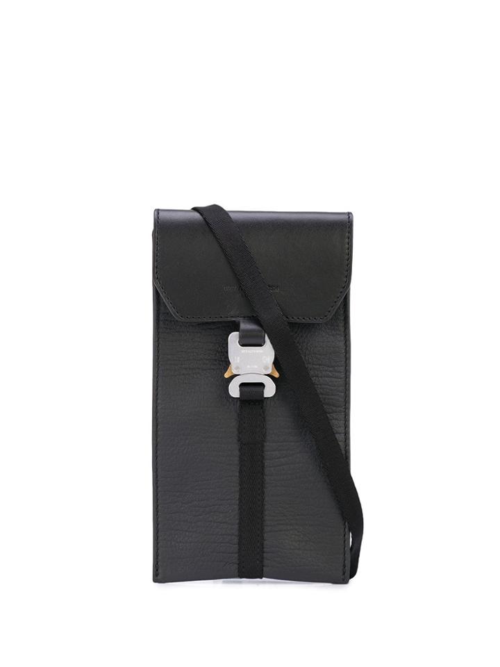 1017 Alyx 9sm Buckled Logo Phone Bag - Black
