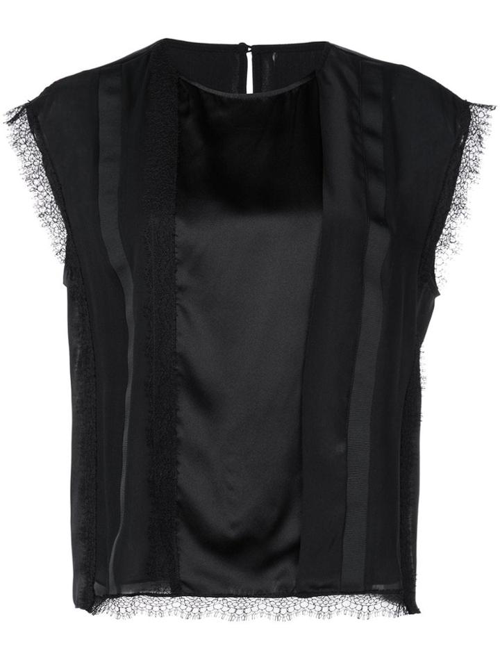 Jason Wu Lace-detail Blouse - Black