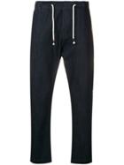 The Silted Company Denim Tapered Trousers - Blue