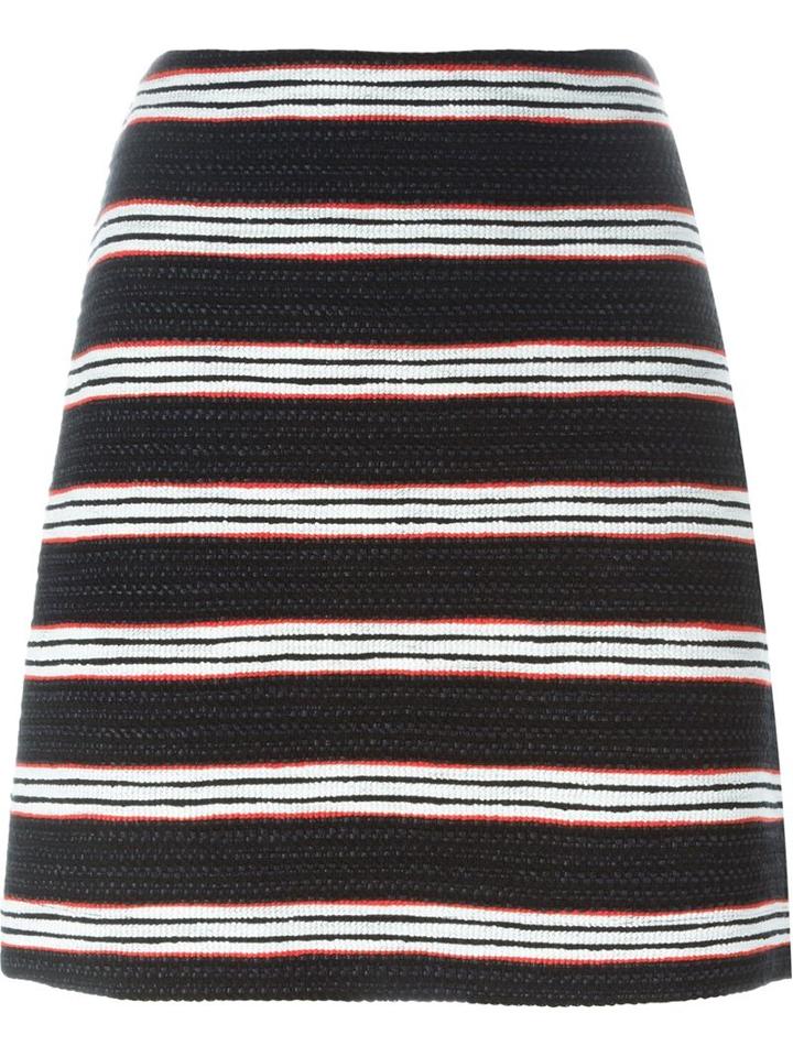 Boutique Moschino Woven Stripe Skirt