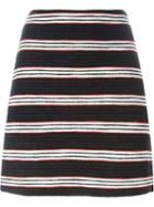 Boutique Moschino Woven Stripe Skirt