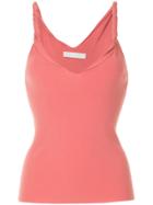 Dion Lee Twist Shoulder Tank-top - Pink & Purple