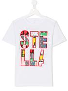Stella Mccartney Kids Teen Logo Printed T-shirt - White