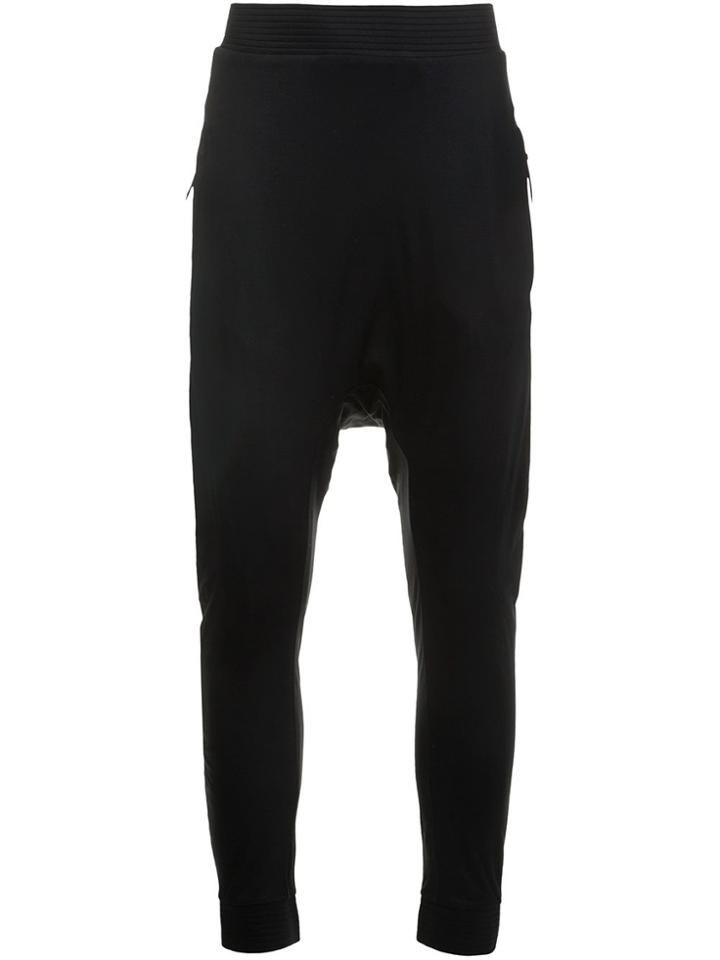 11 By Boris Bidjan Saberi Drop-crotch Trousers - Black