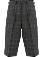 Junya Watanabe Man Classic Checked Shorts - Grey
