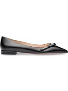 Prada Patent Leather Ballerinas - Black