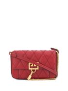 Givenchy Gv3 Quilted Crossbody Bag - Red