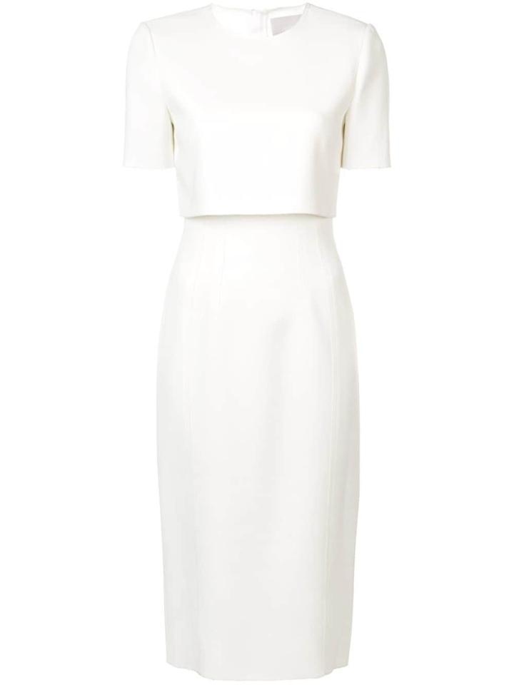 Jason Wu Collection Layered Fitted Dress - White