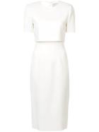 Jason Wu Collection Layered Fitted Dress - White