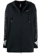 Adidas By Stella Mcmartney Logo Print Track Jacket - Black