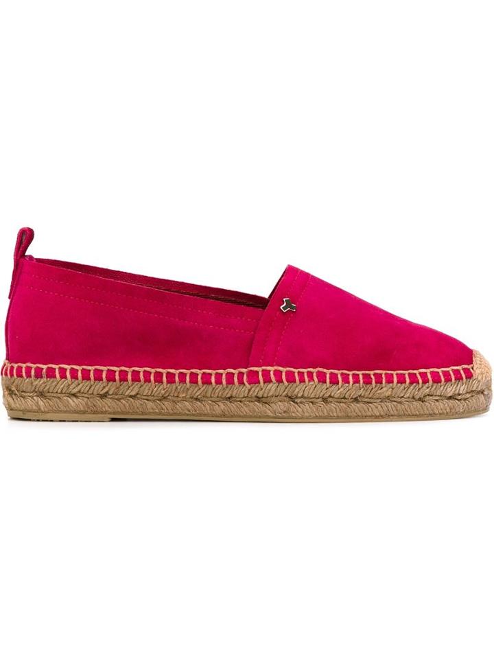 Bally Classic Espadrilles, Women's, Size: 38, Pink/purple, Leather/suede/rubber