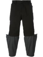 Comme Des Garçons Shirt Two-tone Trousers