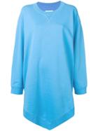 Mm6 Maison Margiela Sweatshirt Dress - Blue