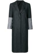 Max Mara Turn-up Cuffs Coat - Grey
