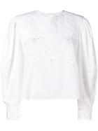 Isabel Marant Étoile Embroidered Detail Blouse - White