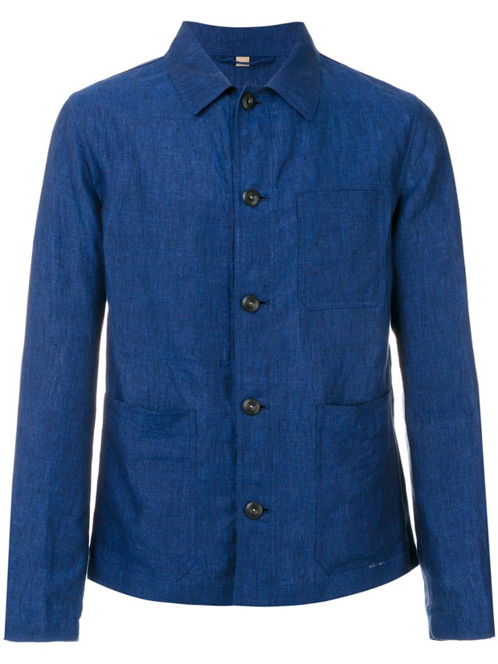 Burberry Lightweight Shirt Jacket - Blue