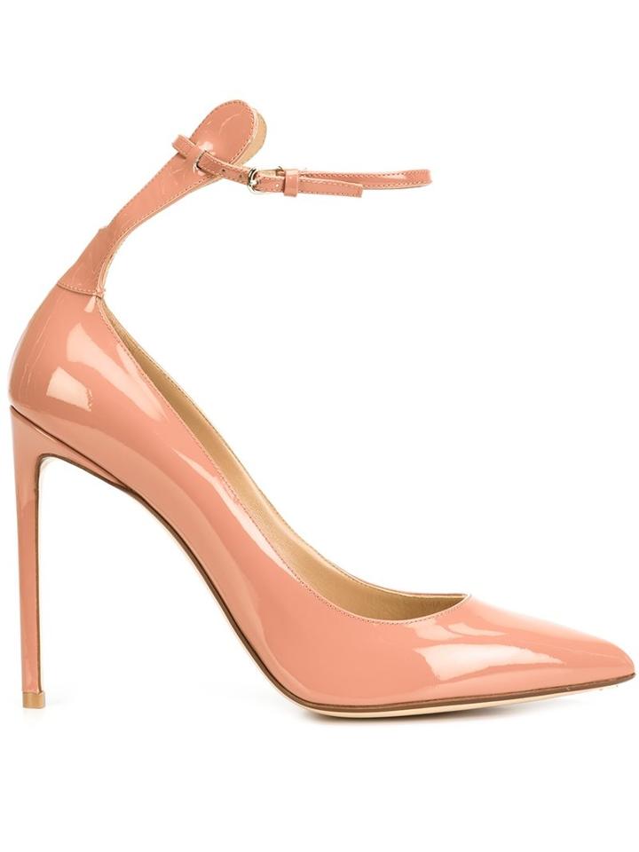 Francesco Russo Ankle Strap Pointy Pumps