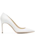 Brian Atwood Pointed Toe Pumps - White