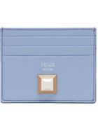 Fendi Two-tone Card Holder - Blue