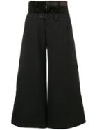 Yohji Yamamoto Vintage Double Layer Trousers - Brown