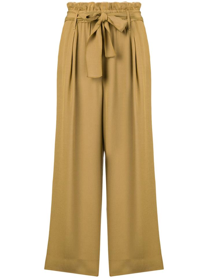 Forte Forte Tie Waist Trousers - Green