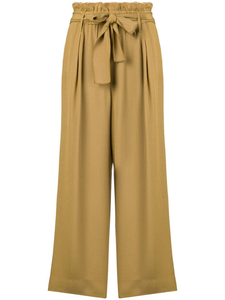 Forte Forte Tie Waist Trousers - Green