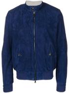 Jacob Cohen Suede Jacket - Blue