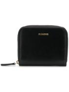 Jil Sander Small Zip Around Wallet - Black