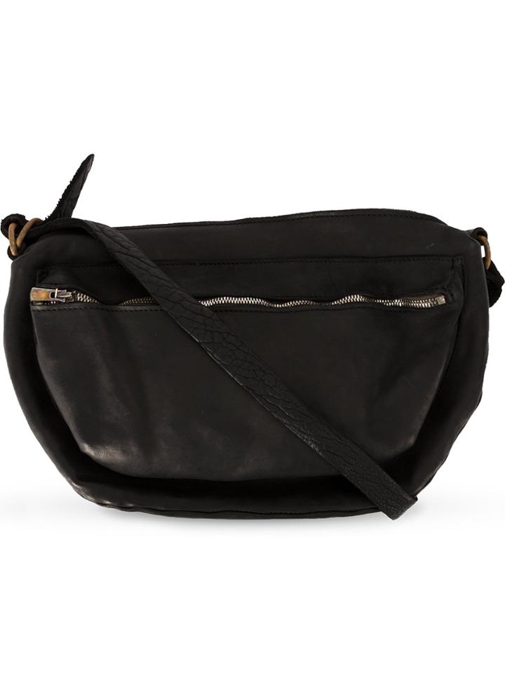 Guidi Multi-functional Shoulder Bag - Black