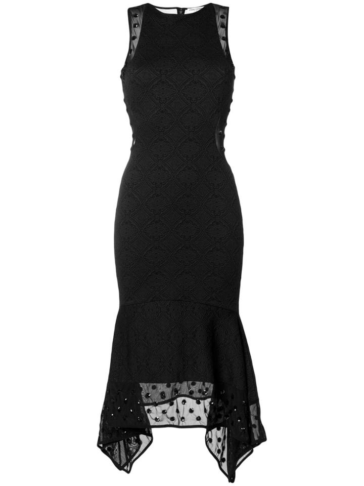 Opening Ceremony Medallion Sequin Jacquard Midi Dress - Black