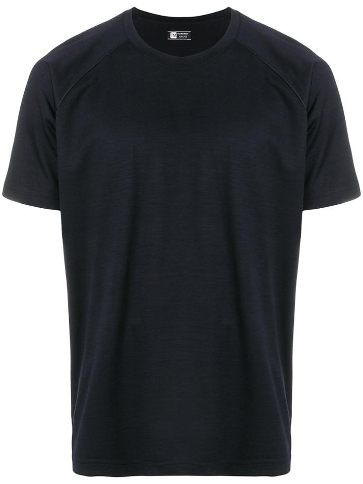 Z Zegna Short Sleeve T-shirt - Blue