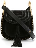 Chloé Hudson Shoulder Bag, Women's, Black, Leather