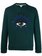 Kenzo Icon Eyes Sweatshirt, Men's, Size: Large, Green, Cotton