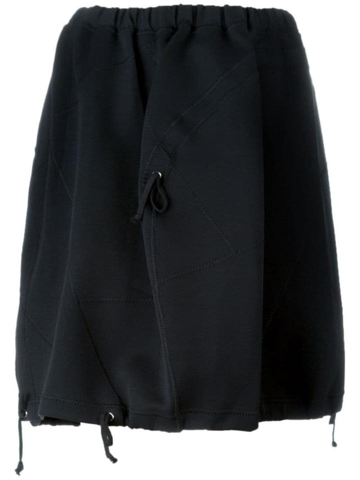 Comme Des Garçons Pre-owned Drawstring Detail Cocoon Skirt - Black