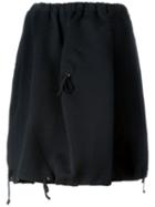 Comme Des Garçons Pre-owned Drawstring Detail Cocoon Skirt - Black