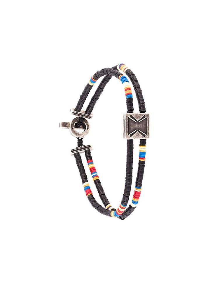 M. Cohen Tribal Bracelet, Men's, Size: Large, Black