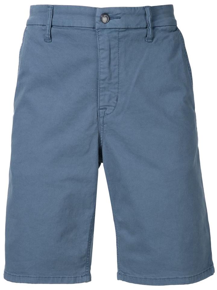 Joe's Jeans Knee Length Chino Shorts, Men's, Size: 31, Blue, Cotton/spandex/elastane