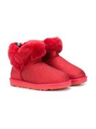 Monnalisa Teen Eskimo Boots - Red