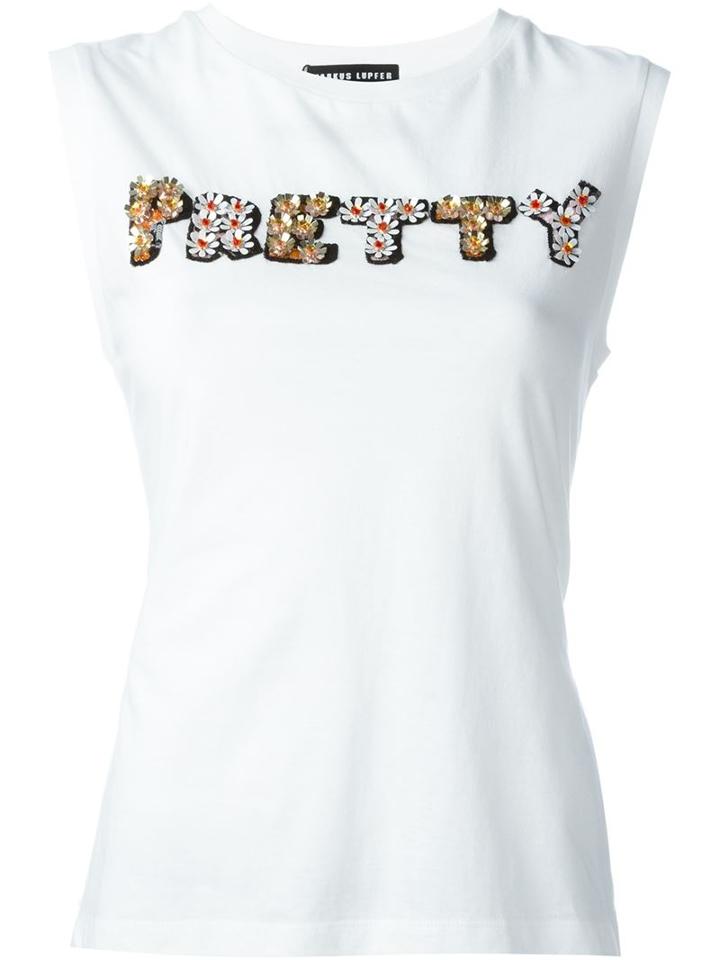 Markus Lupfer Embellished 'rose' Top
