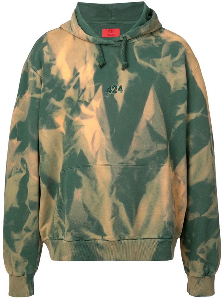424 Tie Dye Hoodie - Green