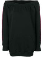Marcelo Burlon County Of Milan Layered Sweatshirt Dress - Black