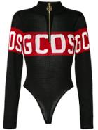 Gcds Pullover Logo Bodysuit - Black