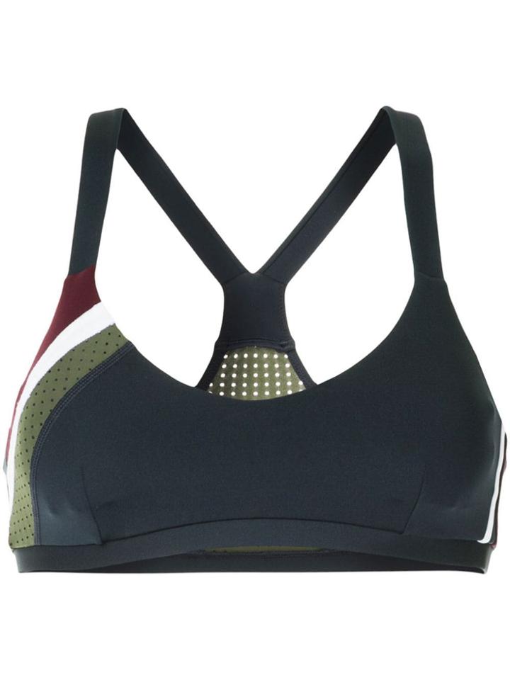 The Upside Stripe Bra Top - Blue