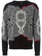 Les Hommes Graphic Print Sweatshirt, Men's, Size: Xs, Black, Cotton