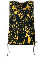 Marni Floral Print Tank Top - Yellow
