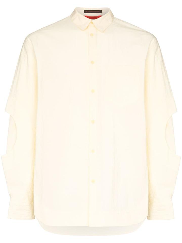 Eckhaus Latta Circle Sleeve Shirt - Neutrals