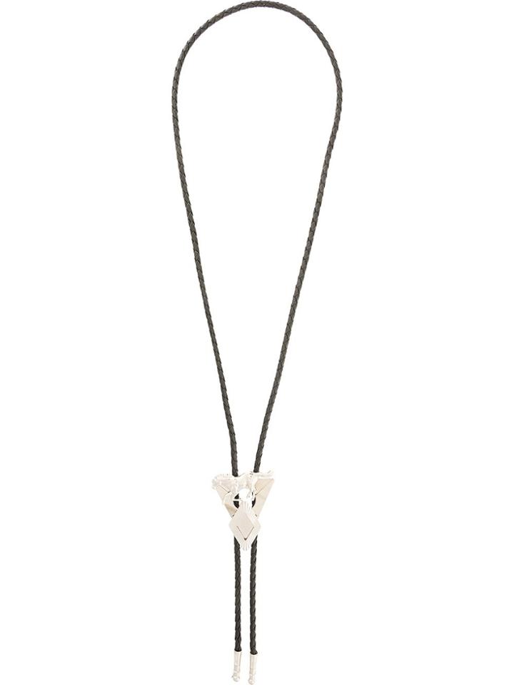 Toga Virilis Horse Pendant Necklace - Black
