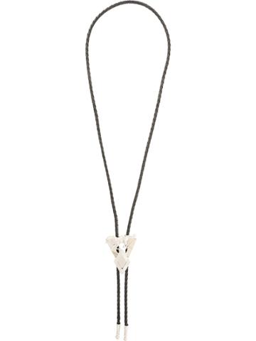 Toga Virilis Horse Pendant Necklace - Black