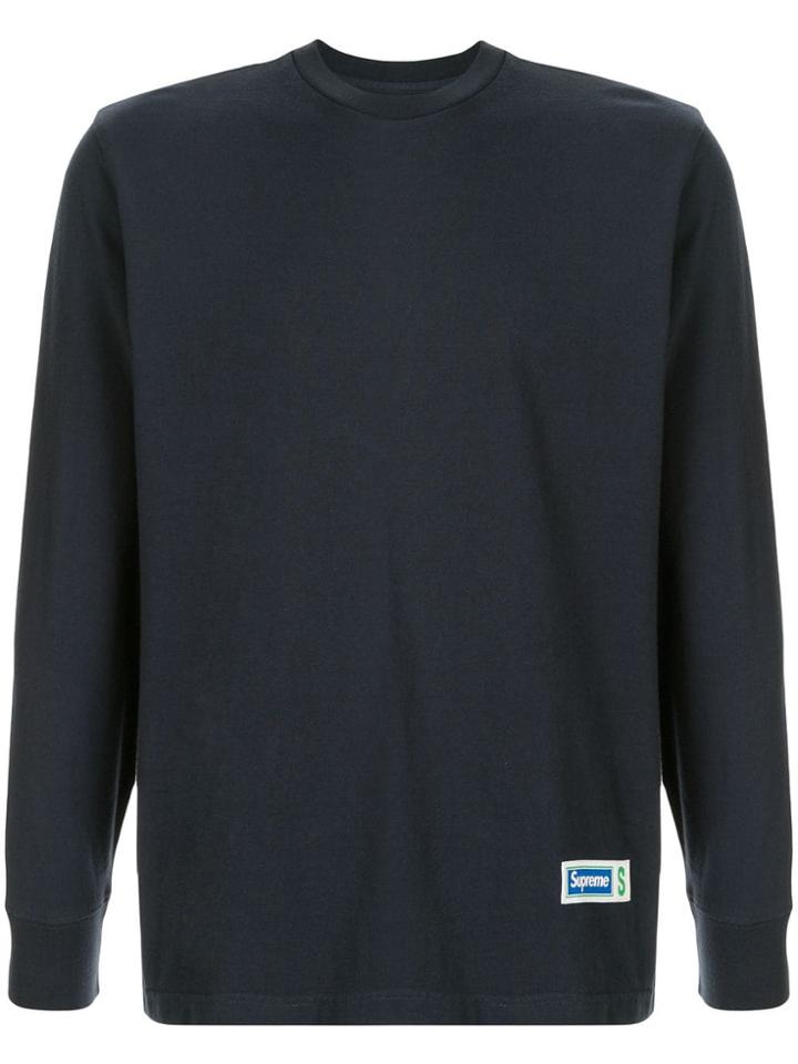 Supreme Athletic Label Long Sleeve Top - Blue